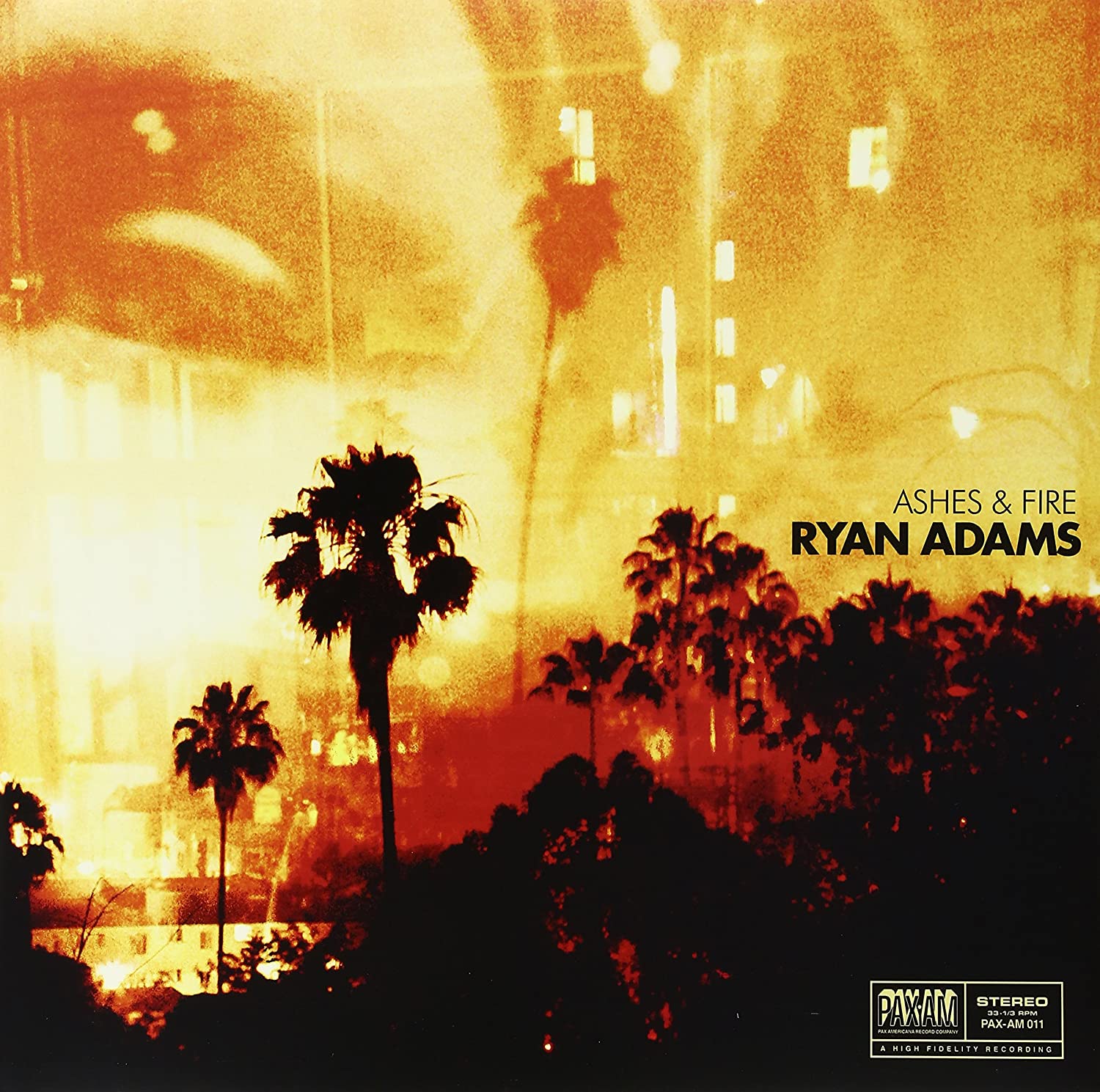 Ashes &amp; Fire LP - Vinili Ryan Adams