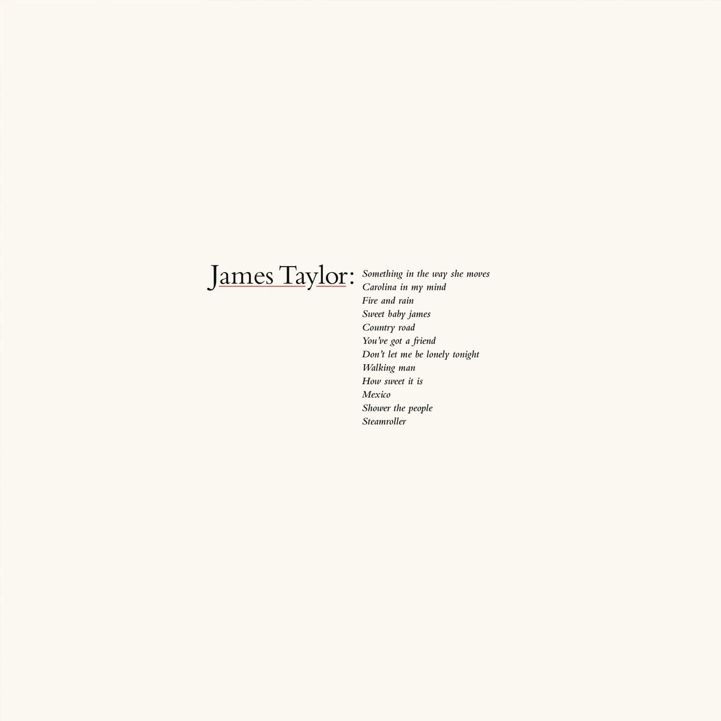 Greatest Hits LP | Vinile James Taylor