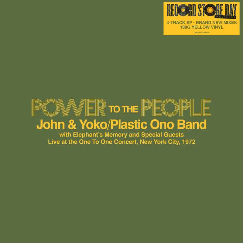 John &amp; Yoko - Power To The People Live