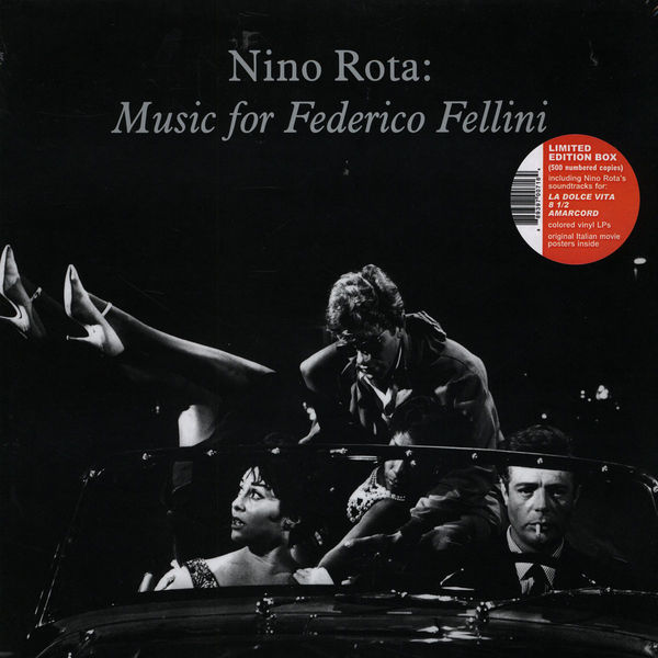 Cofanetto Nino Rota 3LP - Music For Federico Fellini 